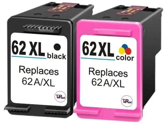 TUSZE do HP 62 XL x2 Envy 5540 5640 7640 OfficeJet 200 201 250 5740 8045