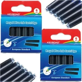 naboje-do-piora-keyroad-niebieskie-wklady-atramentowe-6-sztuk-2-opak