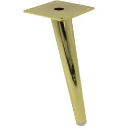 noga-meblowa-szpilka-skosna-jasno-zlota-wysokosc-20-cm-nozka-meblowa