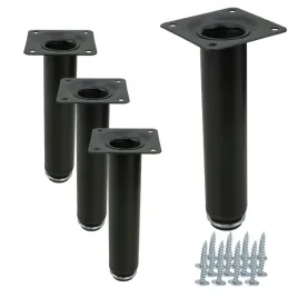 4-x-noga-meblowa-prosta-czarna-wysokosc-15-cm-regulowana-wysokosc-nozka-meb