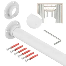 drazek-na-zaslony-ogrodowe-do-altany-balkon-taras-ocynk-25-mm-295-cm-bialy