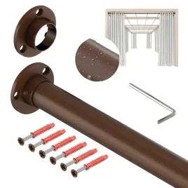 drazek-na-zaslony-ogrodowe-do-altany-balkon-taras-ocynk-25-mm-200-cm-braz