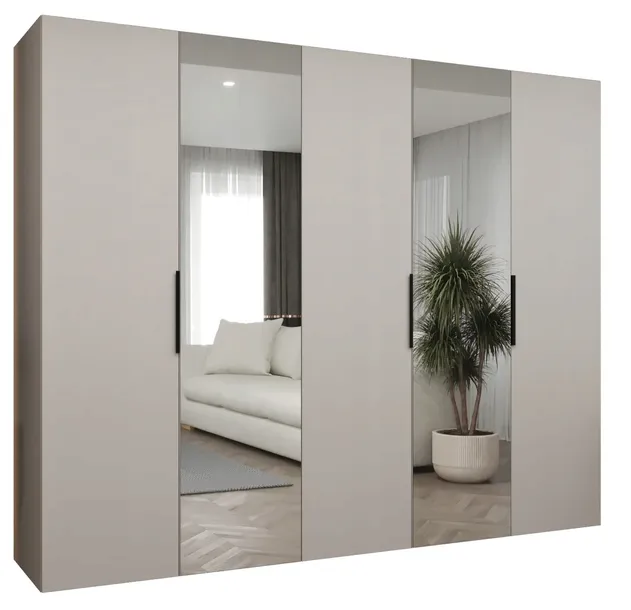 Szafa uchylna z lustrem otwierana MARBELLA 2 250 wys. 202 cm, gł. 52 cm