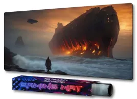 podkladka-pod-myszke-dla-gracza-wrak-statku-na-pustkowiu-gaming-pro-70x35