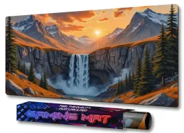 podkladka-na-biurko-dla-gracza-canyon-waterfall-tall-trees-gaming-pro-70x35