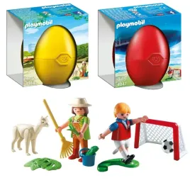 playmobil-klocki-2-zestawy-pilka-nozna-opiekunka-zwierzat-jajo-wielkanoc