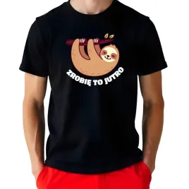 pizama-meska-t-shirt-czerwone-spodenki-zrobie-to-jutro-na-wiosne-lato-m