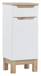 szafka-boczna-z-szuflada-35cm-bali-white-stojaca-z-polka-comad