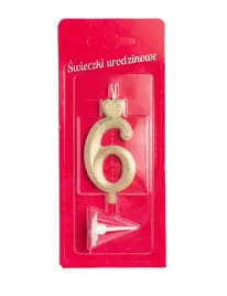 swieczka-urodzinowa-kolor-zlota-perlowa-cyfra-6-szesc-urodziny-rocznica