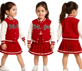 komplet-dla-dziewczynki-116-bluza-bejsbolowa-bomberka-spodnica-plisowana