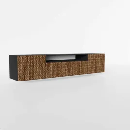 szafka-rtv-cali-200-wiszaca-czarna-front-frezowany-kalejdoskop-katana