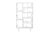 regal-aurora-long-z-ryflowanymi-frontami-stan-nowy-glebokosc-mebla-41-cm