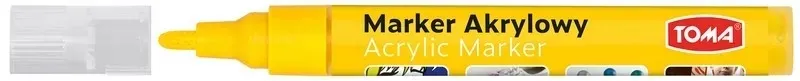 toma-marker-akrylowy-zolty-stan-nowy
