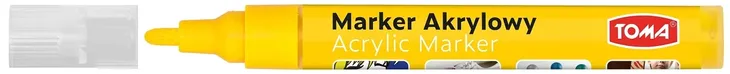 toma-marker-akrylowy-zolty-stan-nowy