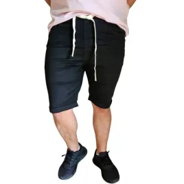 krotkie-spodenki-spodnie-szorty-meskie-jeans-jeansowe-czarne
