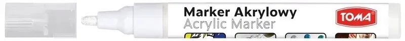 toma-marker-akrylowy-bialy-stan-nowy