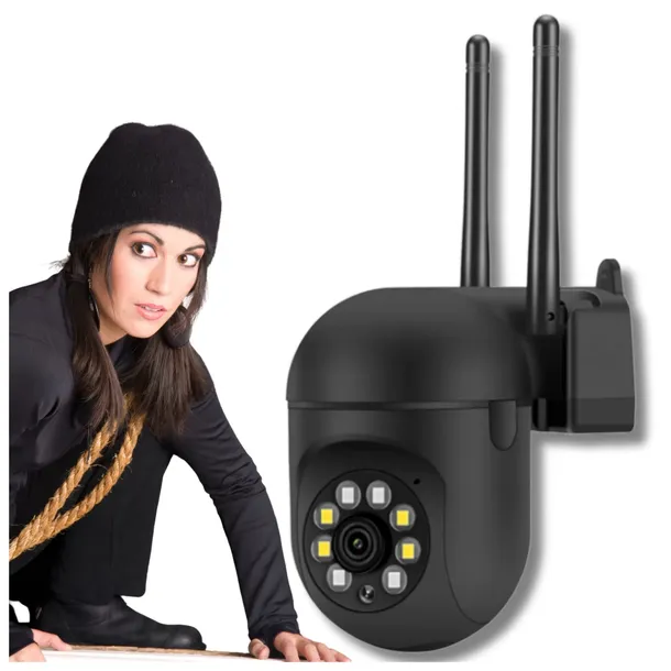 KAMERA IP WIFI ZEWNĘTRZNA OBROTOWA FULL HD CZUJNIK RUCHU PODGLĄD TELEFON