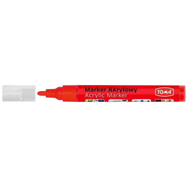 toma-marker-akrylowy-czerwony-stan-nowy