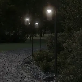 lampy-ogrodowe-stojace-3-szt-czarne-100-cm-stal-nierdzewna