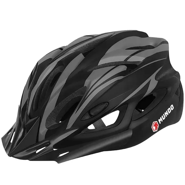 KASK ROWEROWY NA ROWER MUNDO (CZARNY) MĘSKI DAMSKI OTWORY WENTYLACYJNE
