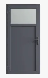 drzwi-zewnetrzne-techniczne-gospodarcze-pcv-100x205-cm-antracyt-lewe