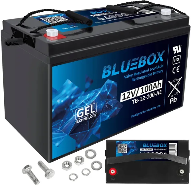 Akumulator do zasilania awaryjnego Bluebox VRLA GEL 12V 100Ah żelowy do UPS