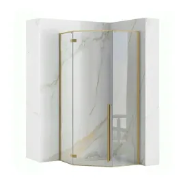 kabina-prysznicowa-narozna-pieciokatna-diamond-brush-gold-zlota-90x90-rea