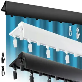 karnisz-sufitowy-aluminiowy-podwojny-szyna-z-oslona-160-cm-kolory-na-wymiar