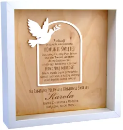pamiatka-komunii-swietej-personalizowana-ramka-3d-golab-prezent-na-komunie