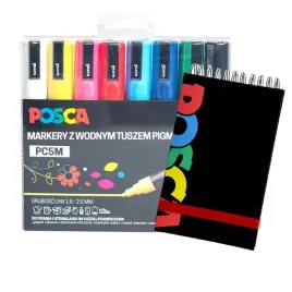 markery-posca-16-szt-w-etui-oryginalne-pisaki-do-ceramiki-szkicownik-posca