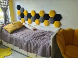 panele-tapicerowane-scienne-30x26-plaster-miodu-stan-nowy-kolor-obicia-inny-kolor