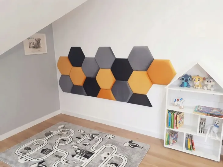 panele-tapicerowane-scienne-30x26-plaster-miodu-stan-nowy-ksztalt-wzoru-plastry-miodu