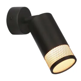 lampa-kinkiet-czarny-tuba-reflektor-czarno-zloty-gu10-flin-candelux