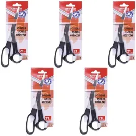 nozyczki-biurowe-klasyczne-21cm-office-products-stal-nierdzewna-5-sztuk