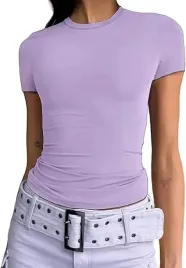 damski-krotki-tshirt-rekaw-crop-top-z-okraglym-dekoltem-slim-fit-fiolet-m