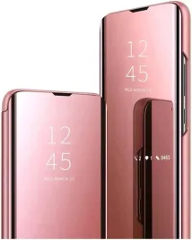 2ndspring-etui-z-klapka-na-oppo-realme-5-5s-6i-lustrzane-rozowe-zloto