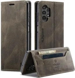 uslion-etui-z-klapka-premium-do-samsung-galaxy-a13-4g-brazowy