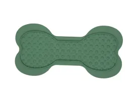 zoofari-maty-do-lizania-spowalniajaca-jedzenie-silikon-25-cm-kosc-zielona