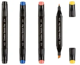 marker-dekoracyjny-zolte-creabox-4-szt