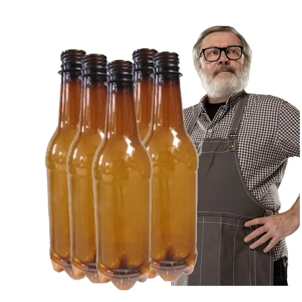 BUTELKA PET 1L NA PIWO WINO CYDR + nakrętka 10szt