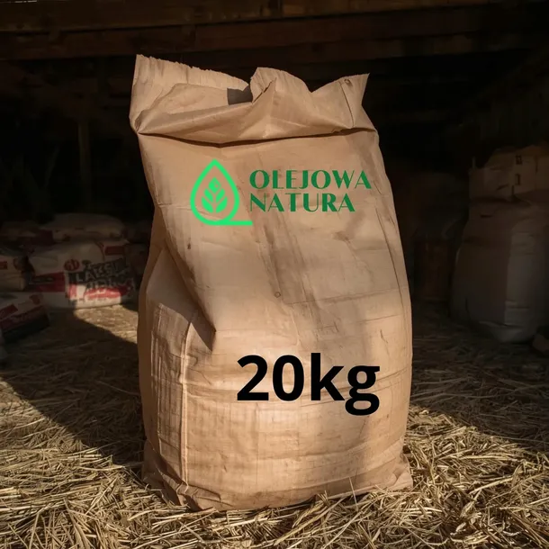 MAKUCH LNIANY 20kg dla koni zwierząt klejący się REWELACYJNA JAKOŚĆ