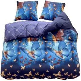 posciel-160x200-dwustronna-bawelna-satyna-gierekhoff-komplet-3-cz-motyle