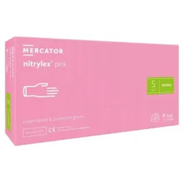 rekawiczki-jednorazowe-nitrylowe-mercator-nitrylex-pink-s-rozowe-100-sztuk