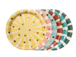 talerzyki-cyrk-urodzinowe-dekoracje-cyrkowe-kolorowe-w-gwiazdki-paski-6szt