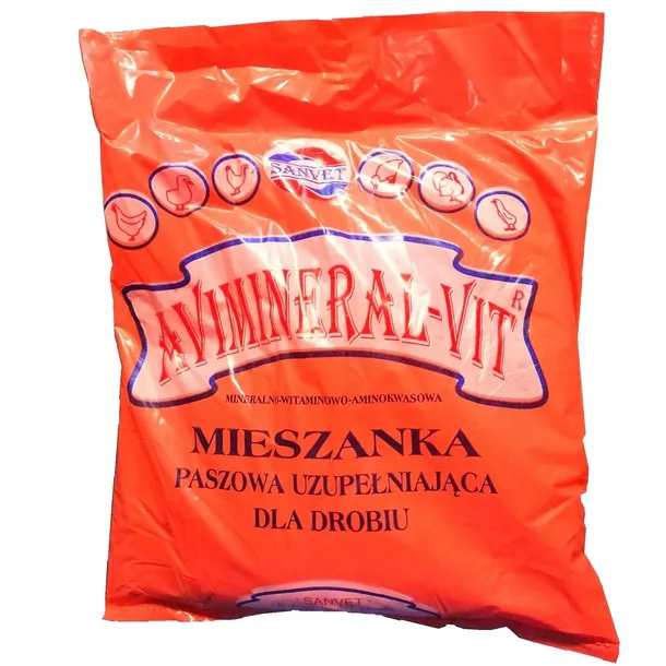 10x Avimineral - Vit Witaminy dla drobiu, kur SANVET Avimineral - Vit 20 kg