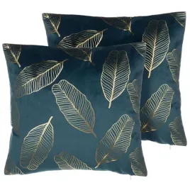 zestaw-2-poduszek-dekoracyjnych-freesia-welur-45-x-45-cm-lazurowy-wzor-rosl