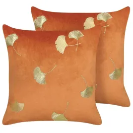 zestaw-2-poduszek-dekoracyjnych-tulip-welur-45-x-45-cm-pomaranczowy-wzor-ro