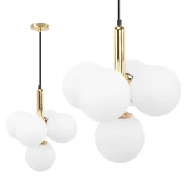 zyrandol-zloty-biale-kule-5-lampa-sufitowa-wiszaca-do-salonu-jadalni-e27