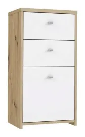 waska-komoda-best-chest-sqnk211-dwie-szuflady-dab-artisan-bialy-forte
