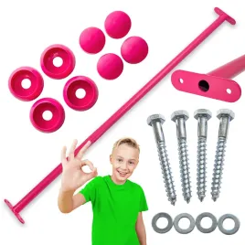drazek-metalowy-na-plac-zabaw-rozowy-dlugi-125-cm-do-podciagania